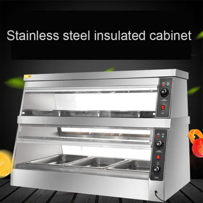 Hot Sales Commercial Fast Food Equipment: Food Warmer Display Cabinet for Catering Industry