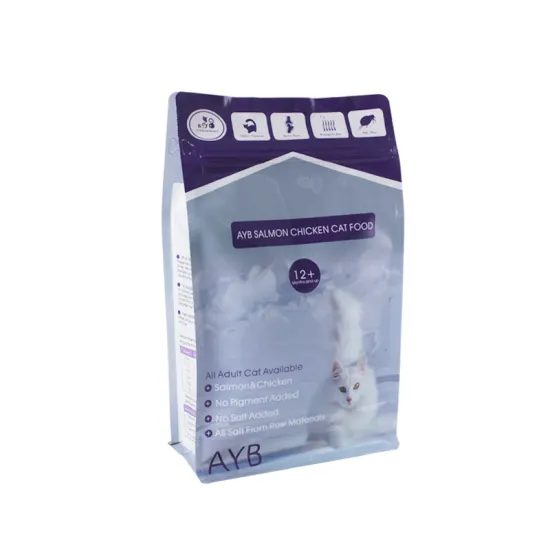 Easy-tear Zipper Pet Food Packaging Bag