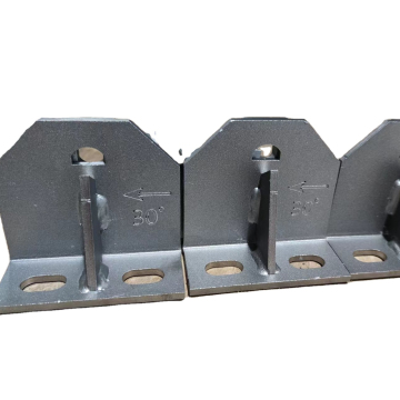 ROLLER FIXED BRACKET WITH STAMPED DIRECTION ARROW AND ANGLE MARKINGS