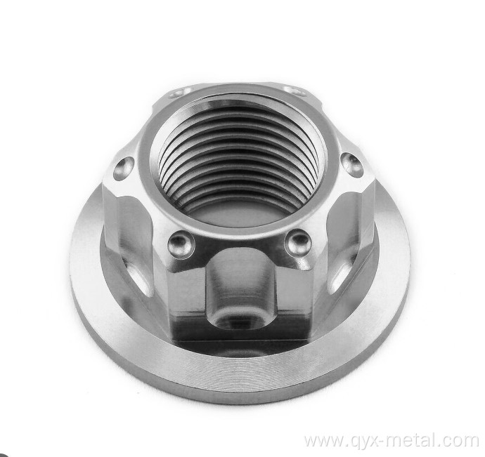 Titanium Alloy GR5 Flanged Axle Nut