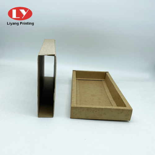 Corrugated Wave Paper Sleeve folding Kraft Slide Box