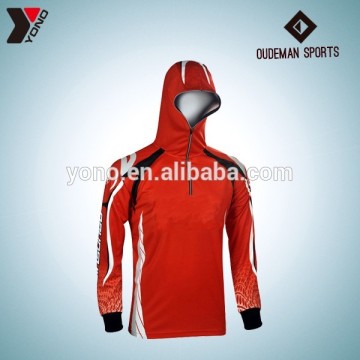 Factory price custom long sleeves sublimated fishing clothes
