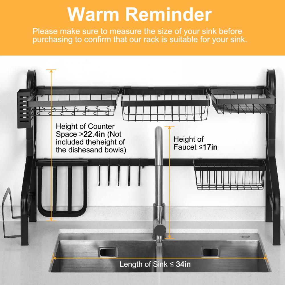 Over The Sink Shelf Width Adjustable