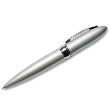 Pen-shaped USB Flash Drive with 10-year Data Retention, 64MB to 16GB Capacity, Supports USB1.1/2.0