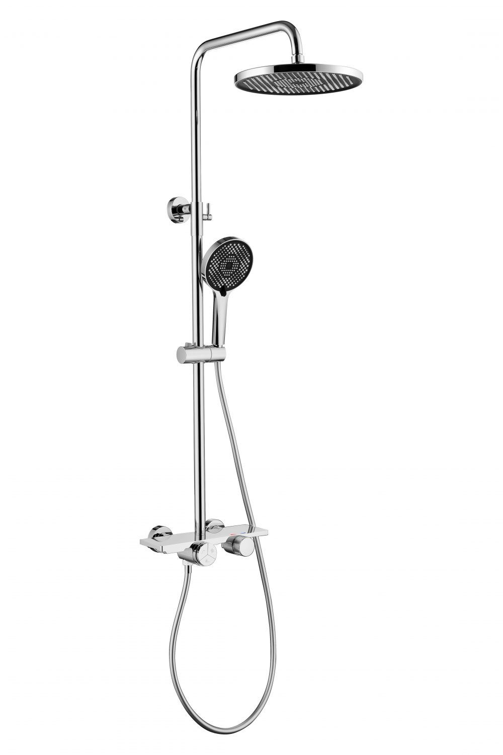 Chrome Shower System Three Function