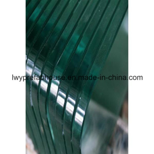 Insulated Low E Tempered Glass with Curved Edge for Decoration (LWY-LG06)