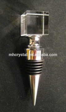 Crystal Cube Wine Crystal Bottle Stopper MH-QT0405