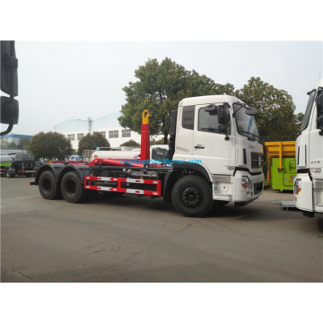 Dongfeng 6x4 hooklift garbage truck