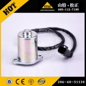 Ekskavatör aksesuarları için PC200-6 Döner Solenoid Valf 206-60-51130