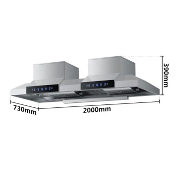 Large Commercial Range Hoods: Kitchen Chimneys & Restaurant Cooker Hoods for High-Volume Culinary Spaces