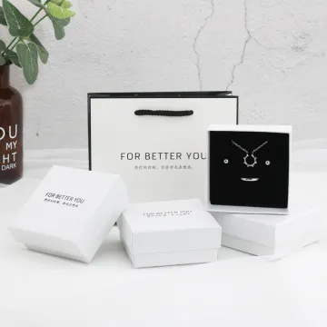 Nice White Jewelry Box with Bag