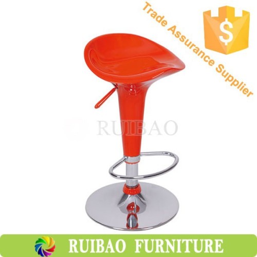 High Quality Plastic Bar Stool Red ABS BarStool for sale