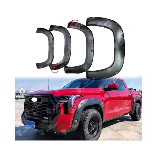 2022 BOLT-ON Pocket Style Fender Flares with LED Lights for Toyota Tundra