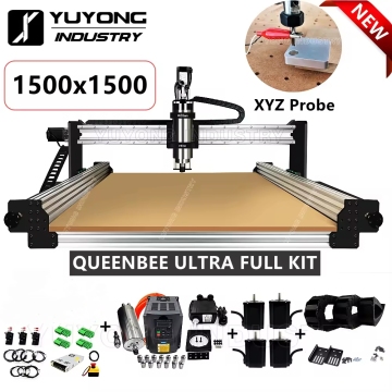 Silver 1515 QueenBee PRO CNC Wood Router Kit: Advanced Routing Solutions Without Blackbox Controller