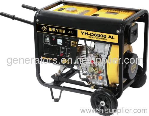 5kw Open Type With Wheel And Handle Diesel Generator 