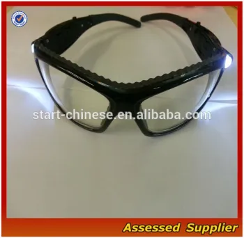 safety glasses with light