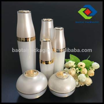 Hot selling beautful korea cosmetic jar cream and bottles