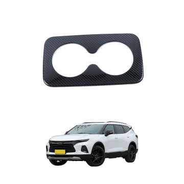 OEM Automotive Stainless Steel Carbon Fiber Interior Accessories for 2020 Chevrolet Blazer Rear Drain Cup Trim Frame