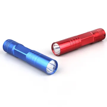 Camping Mini Aluminum Flashlight: Portable, Handheld, and LED Keychain Light