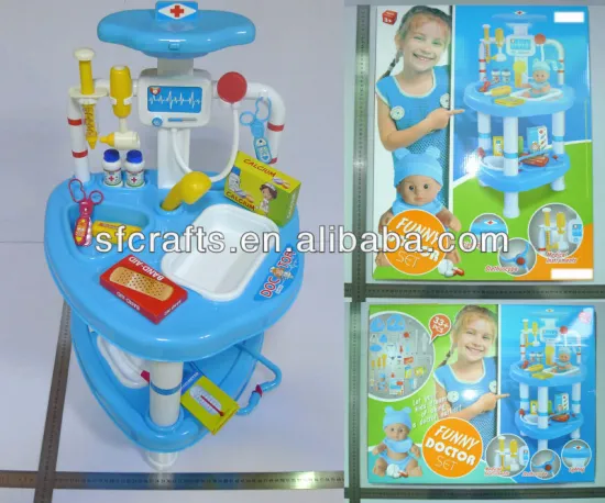 Luxury imitation doctor play set toy with light