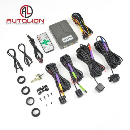 3D 360-Degree Car Parking Camera with Hidden Security Sensor