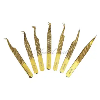 High Quality Gold Tweezers for Eyelash Extensions - Wholesale and Private Label