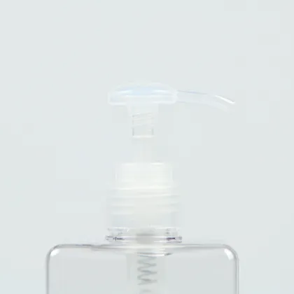 Shape clear shampoo hand cream bottle with pump