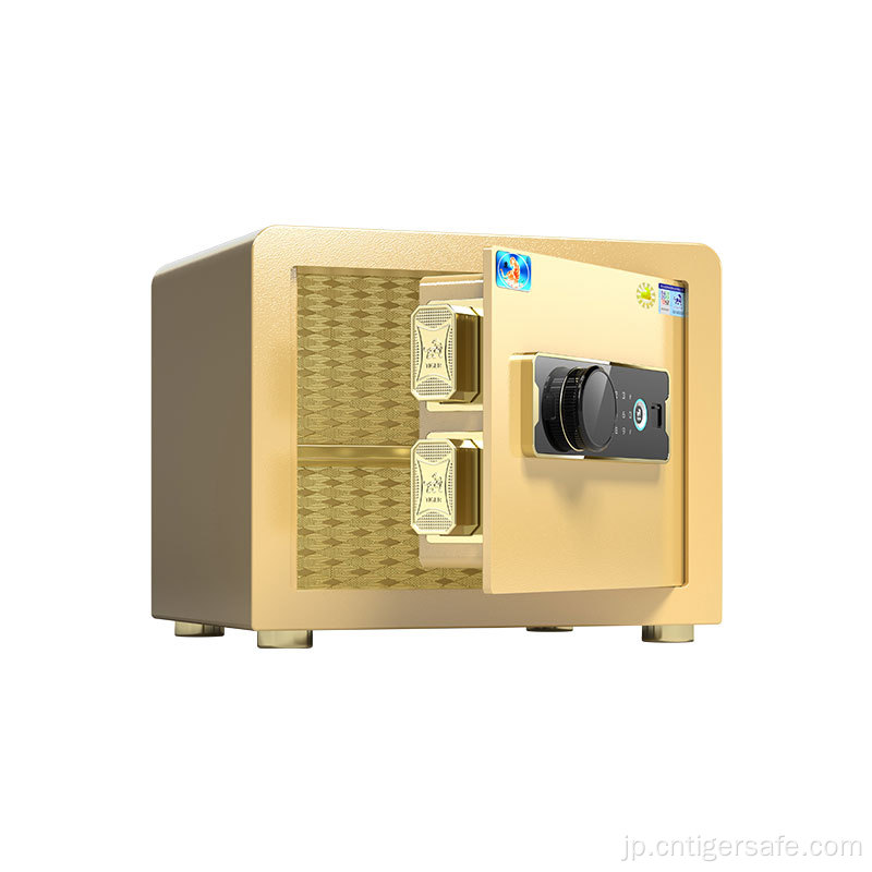 Tiger Safes Classic Series-Gold 30cmの高さの電気ロック