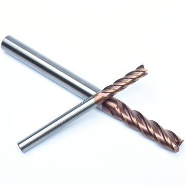 CNC Milling Cutter, HRC58, 6mm-20mm, 4 Flutes, Flat End, Carbide Endmill