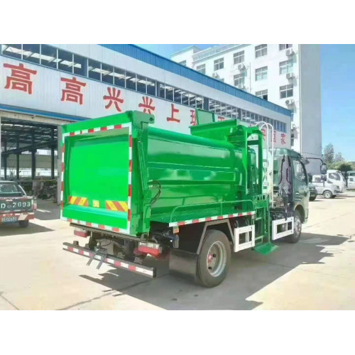 6 cubic dry and wet kitchen garbage truck