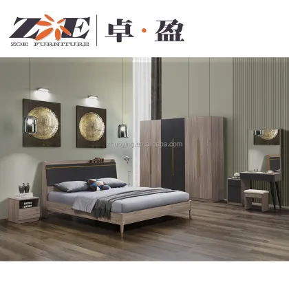 Modern King Size Bedroom Furniture Sets | Foshan Factory Wooden Bedroom Sets