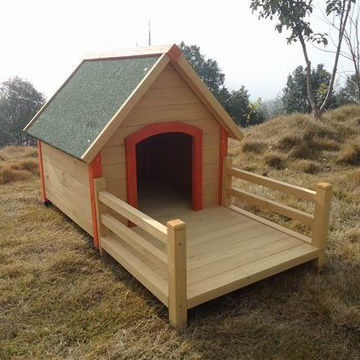 Dog House with Balcony