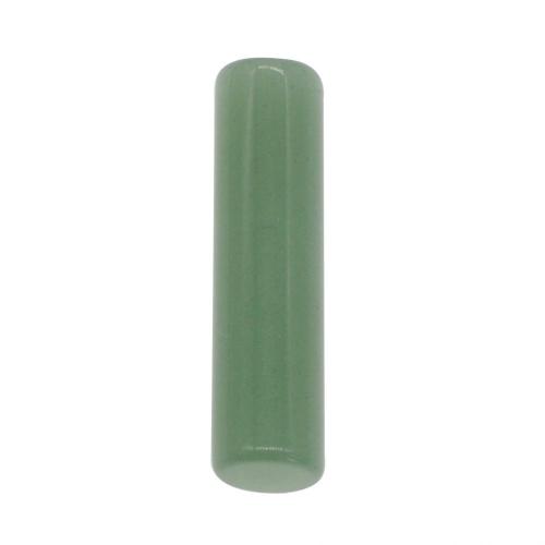 Natural Cylinder Green Aventurine Jewelry Beads 10X38MM