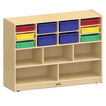Wooden Kids' Storage Rack and Toy Shelf for Bedroom