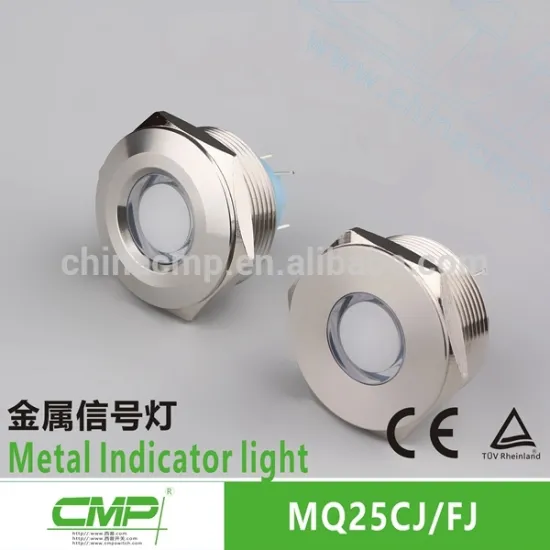 CMP Installation diameter 25mm stainless steel water proof metal led 24V indicator lamp