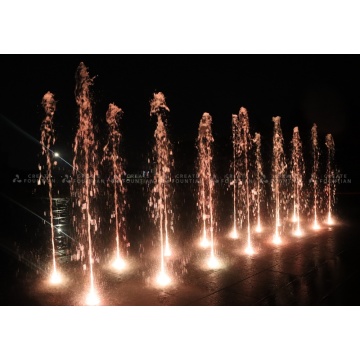 น้ำพุฟลอร์เต้นรำแบบโต้ตอบ