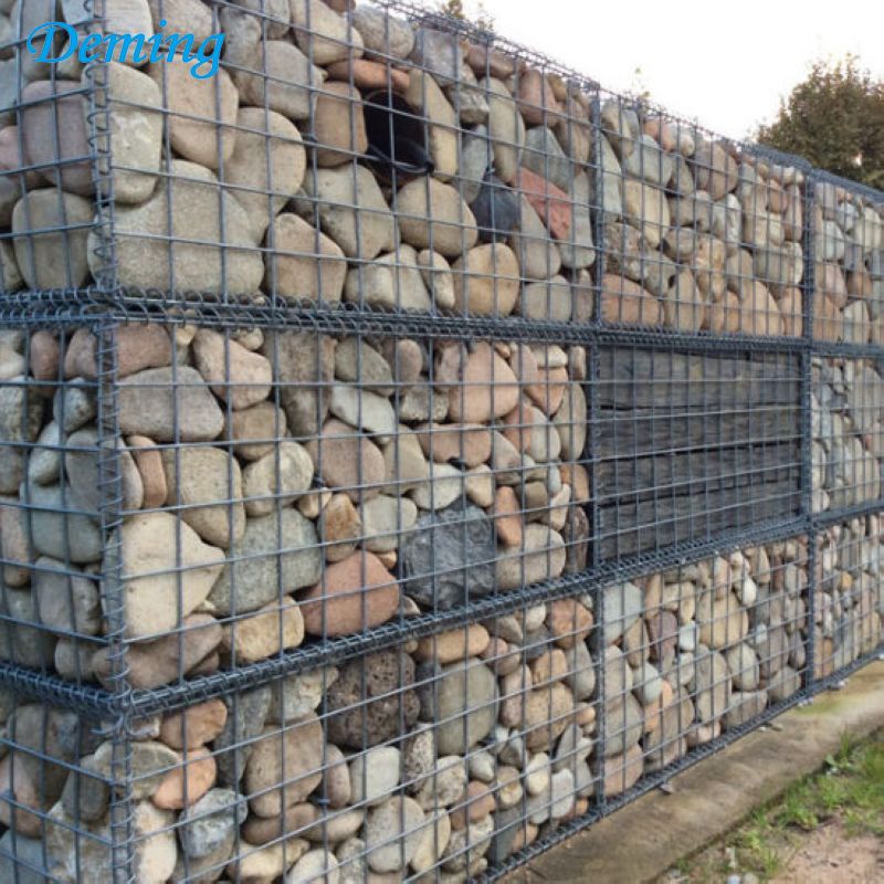 Rock Block Retaining Walls Zinc Aluminum Gabion Baskets
