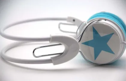 Star Mix Style Portable Stereo Headphones For Mp4 / Computer 108db
