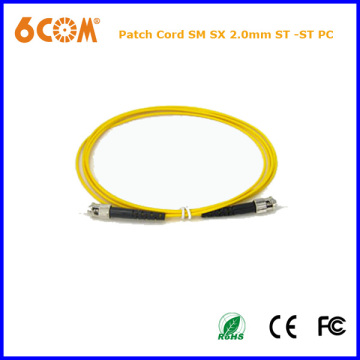 3.0mm PVC Sx St-St PC Fiber Optic Patch Cord