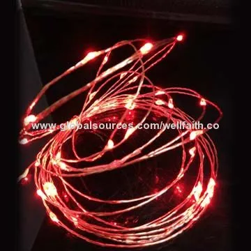 Christmas tree decorated LED colorful string light