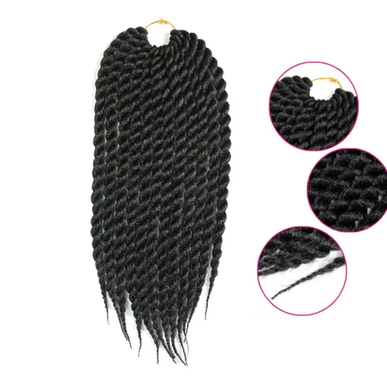 Cheap Marley Braid Hair Extension Synthetic Crochet Braids With Synthetic Hair