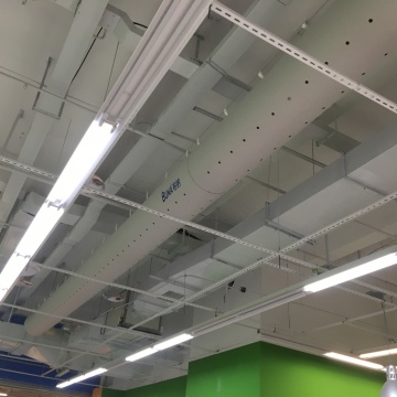 Fiber Rods Provide Support for Fabric Air Ducts