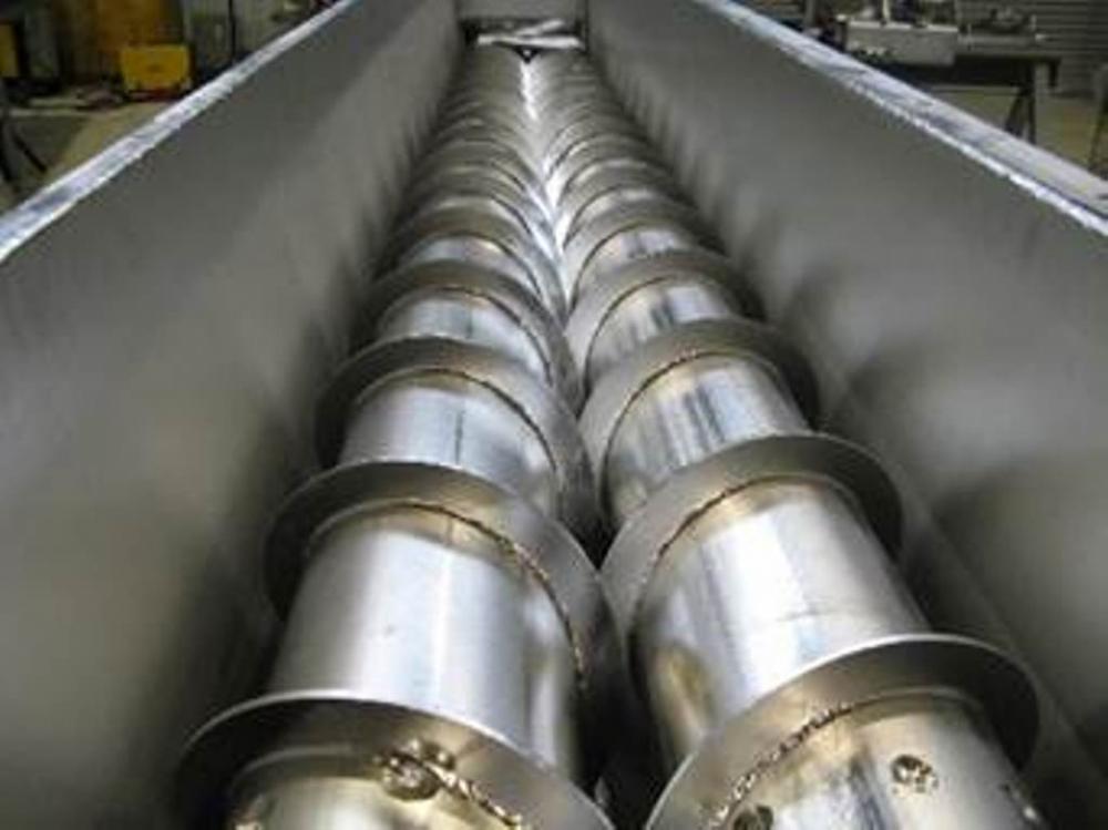 Double Screw Conveyor for Titanum Dioxide Paste