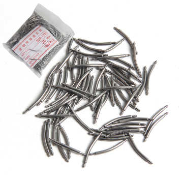 1000pcs Bag of 1.8mm Bent Spring Bars for Watch Strap Links, Compatible with 12mm-24mm Straps