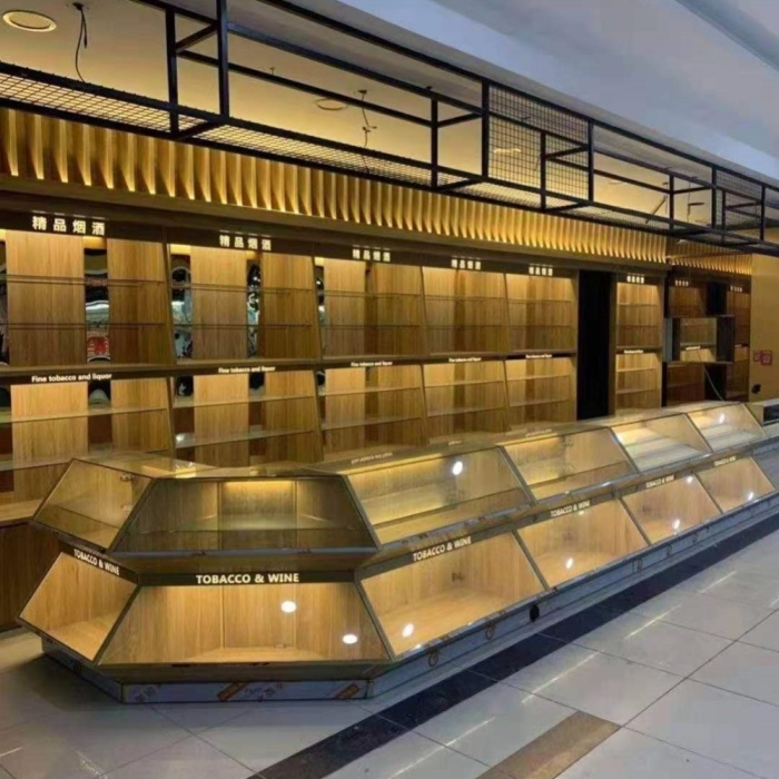 Tobacco and Alcohol Display Boutique Service Desk