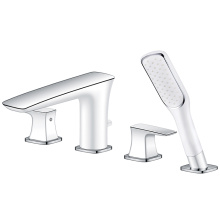 2 handle bathtub faucet Deck Mount Roman Tub Faucets With Sprayer Manufactory