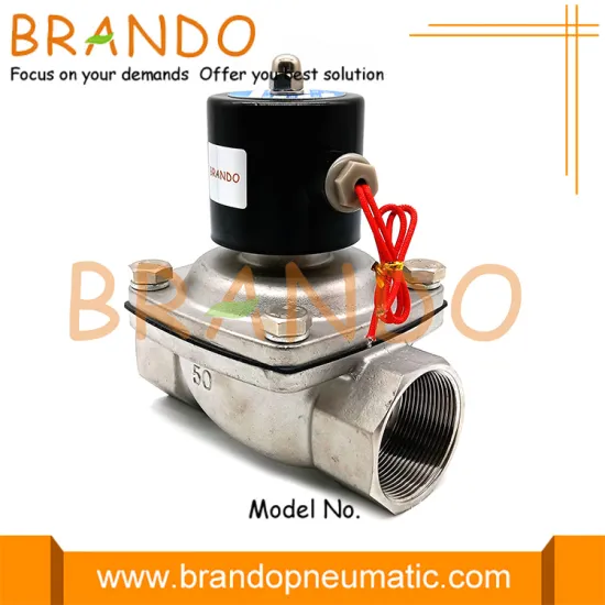 2S500-50 SUW-50 2'' Semi-Diaphragm Stainless Steel Solenoid Valve