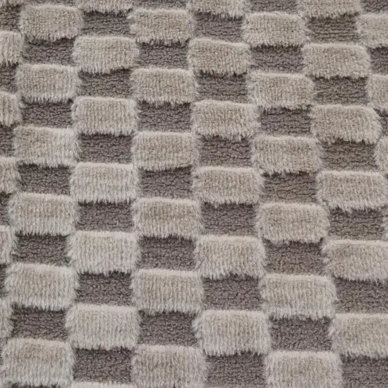 Checkered Beauty Jacquard Sherpa Fleece