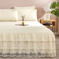 Bedskirts set with Lace Matching BedSkirt Bedspread Style