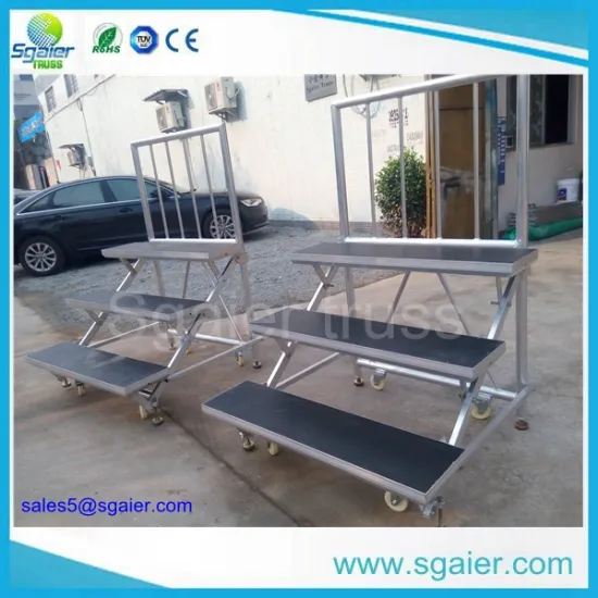 aluminum folding singing stage riser on sale